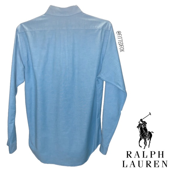 ❌❌SOLD❌❌RALPH LAUREN MEN’S SLIM FIT STRETCH OXFORD LONG SLEEVE BUTTON SHIRT - Picture 3 of 8